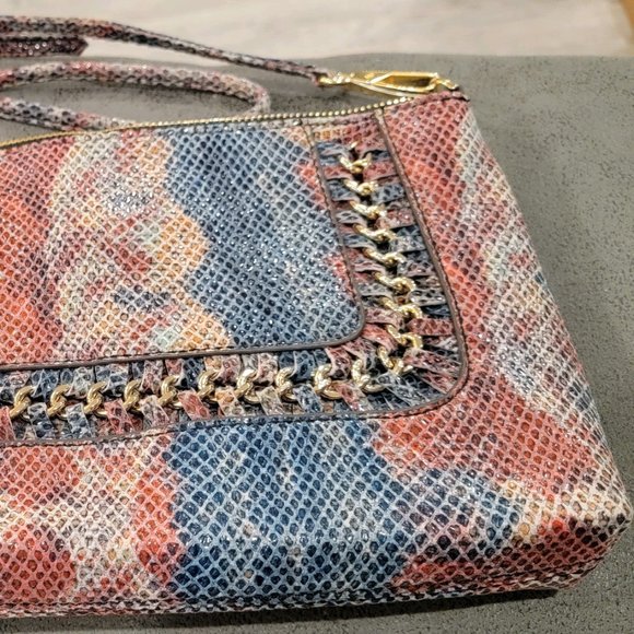 Aimee Kestenberg Snakeskin Print Crossbody Purse - Picture 3 of 8